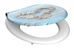 Eisl - Wc sedátko Shell heart MDF HG se zpomalovacím mechanismem SOFT-CLOSE (80540Shellheart )