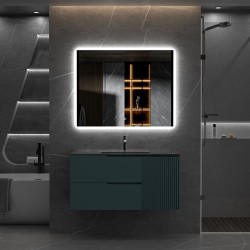 Erga Ava, LED zrcadlo 100x80cm, 2760 lm, 6500K, přední/zadní osvětlení, (ERG-V01-120-1080-00)