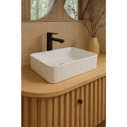 Erga Belle, umyvadlo na desku 480x370x130 mm, bílá lesklá, (ERG-V03-YT-038-WH)