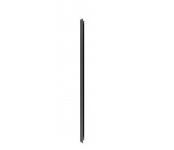 Erga Bern, nástěnný profil pro sprchové dveře do niky 192,7 cm, série Bern, Berlin, černá matná, (ERG-V02-BERLIN-WALL-BK)
