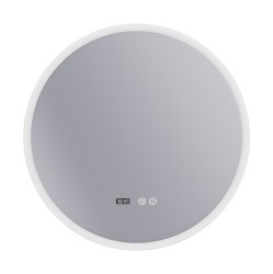 Erga Deam, kulaté LED zrcadlo 70cm, 3 barvy světla, přední osvětlení, vyhřívací podložka proti zapaření, ERG-V01-Deam-7070-CL (ERG-V01-DEAM-7070-CL)
