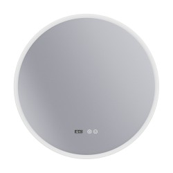 Erga Deam, kulaté LED zrcadlo 80cm, 3 barvy světla, přední osvětlení, vyhřívací podložka proti zapaření, ERG-V01-Deam-8080-CL (ERG-V01-DEAM-8080-CL)