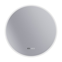 Erga Deam, kulaté LED zrcadlo 90cm, 3 barvy světla, přední osvětlení, vyhřívací podložka proti zapaření, ERG-V01-Deam-9090-CL (ERG-V01-DEAM-9090-CL)