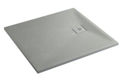 Erga Hyper, SMC sprchová vanička 110x80x2,6 cm + sifón, šedá matná, (ERG-V06-SMC-8011S-GR)