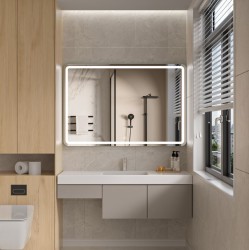 Erga Isabella, LED zrcadlo 120x80cm, 3105 lm, 6500K, přední/zadní osvětlení, (ERG-V01-129-1280-00)
