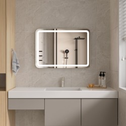 Erga Isabella, LED zrcadlo 70x50cm, 1840 lm, 6500K, přední/zadní osvětlení, (ERG-V01-129-7050-00)