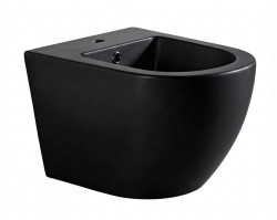 Erga Lily, závěsný bidet 490x360x320 mm, černá matná, (ERG-V03-LILY-BD-BK)