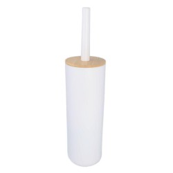 Erga Madera, toaletní WC kartáč na postavení, bílý-hnědý, (ERG-YKA-P.MADERA-WHT)