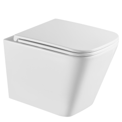 Erga Mery+, závěsná WC mísa 515x360x360mm, Rimless Tornado 2 + toaletní sedátko s pomalým zavíráním, bílá, (ERG-V03-MERY-TO2-WH)