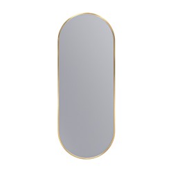 Erga Oval, oválné zrcadlo 35x90cm, zlatý rám, (ERG-V01-OVAL-3590-GD)