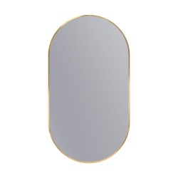 Erga Oval, oválné zrcadlo 55x100cm, zlatý rám, (ERG-V01-OVAL-5510-GD)