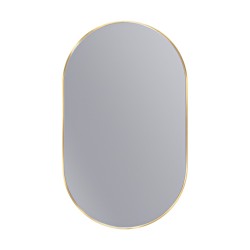 Erga Oval, oválné zrcadlo 60x100cm, zlatý rám, (ERG-V01-OVAL-6010-GD)