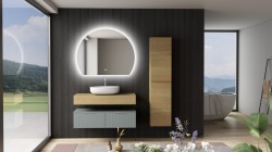 Erga Paloma, LED zrcadlo 100x80cm, 2415 lm, 3 barvy světla, (ERG-V01-PALOMA-1080-CL)
