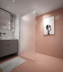 Erga Paris, sprchová zástěna Walk-In 30x200 cm, 8mm sklo námraza, chromový profil, ERG-V02-PARIS-030x200-FR-CR (ERG-V02-PARIS-030X200-FR-CR)