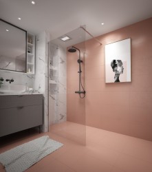 Erga Paris, sprchová zástěna Walk-In 50x200 cm, 8mm čiré sklo, chromový profil, ERG-V02-PARIS-050x200-CL-CR (ERG-V02-PARIS-050X200-CL-CR)