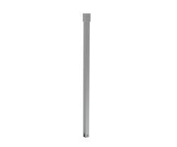 Erga Paris, stropní vzpěra pro sprchové zástěny o tloušťce skla 6(8)mm, délka 62cm, chromová, (ERG-V02-PARIS-BAR62-CR)
