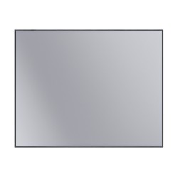 Erga Rectangle, obdélníkové zrcadlo 100x80 cm, černý rám, (ERG-V01-RECTAGLE-1080-BK)