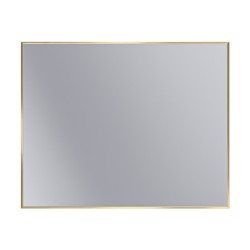 Erga Rectangle, obdélníkové zrcadlo 100x80 cm, zlatý rám, (ERG-V01-RECTAGLE-1080-GD)