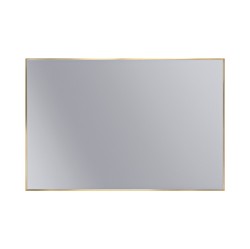 Erga Rectangle, obdélníkové zrcadlo 120x80 cm, zlatý rám, (ERG-V01-RECTAGLE-1280-GD)