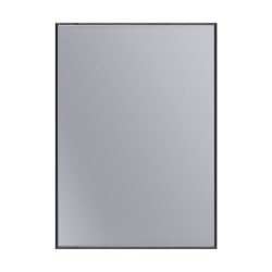 Erga Rectangle, obdélníkové zrcadlo 50x70 cm, černý rám, (ERG-V01-RECTAGLE-5070-BK)