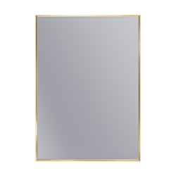 Erga Rectangle, obdélníkové zrcadlo 50x70 cm, zlatý rám, (ERG-V01-RECTAGLE-5070-GD)