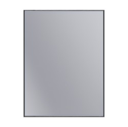 Erga Rectangle, obdélníkové zrcadlo 60x80 cm, černý rám, (ERG-V01-RECTAGLE-6080-BK)