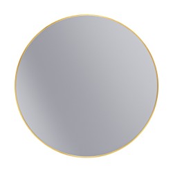 Erga Round, kulaté zrcadlo 100cm, zlatý rám, (ERG-V01-ROUND-1010-GD)