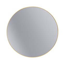 Erga Round, kulaté zrcadlo 120cm, zlatý rám, (ERG-V01-ROUND-1212-GD)