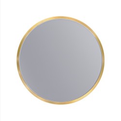 Erga Round, kulaté zrcadlo 30cm, zlatý rám, (ERG-V01-ROUND-3030-GD)