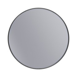 Erga Round, kulaté zrcadlo 50cm, černý rám, (ERG-V01-ROUND-5050-BK)