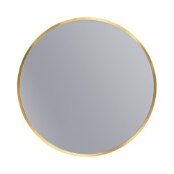 Erga Round, kulaté zrcadlo 50cm, zlatý rám, (ERG-V01-ROUND-5050-GD)