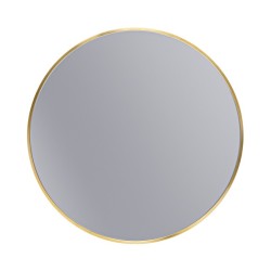 Erga Round, kulaté zrcadlo 60cm, zlatý rám, (ERG-V01-ROUND-6060-GD)