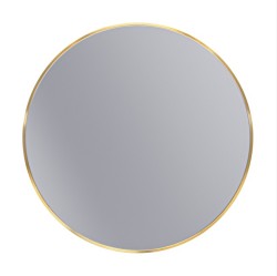Erga Round, kulaté zrcadlo 70cm, zlatý rám, (ERG-V01-ROUND-7070-GD)