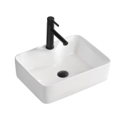 Erga Ryann, umývadlo na dosku 485x370x135 mm, biela lesklá, (ERG-V03-YT-037-WH)