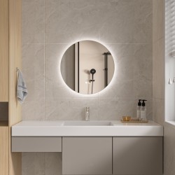 Erga Sofia, kulaté LED zrcadlo 50cm, 1150 lm, 3 barvy světla, (ERG-V01-207-5050)