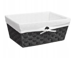 Erga Verona MR, univerzálny košík 35x24x16 cm, čierna, (ERG-SEP-10KOSVER35MRB)