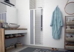 FORTE - Sprchová zástěna FLEX - MARTE NEW - Rozměr A - 120 - 140, Rozměr C - 185, Typ otevírání - Zavírání na stranu (OLBBXF123001)