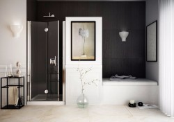 FORTE - Sprchové dveře SPACE - Rozměr A - 70 , Směr zavírání - Pravé (DX) (BQSP502DXC)