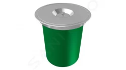 FRANKE - KEA Vestavný odpadkový koš E12, zelená/nerez (134.0035.042)