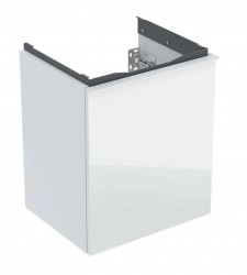 GEBERIT - Acanto Umyvadlová skříňka, 45x42x38 cm, 1 zásuvka, sklo/bílá (503.002.01.2)