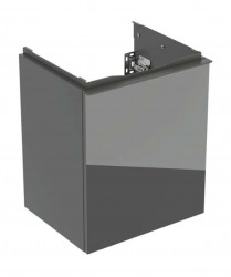 GEBERIT - Acanto Umyvadlová skříňka, 45x42x38 cm, 1 zásuvka, sklo/lávová (503.002.JK.2)