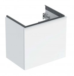 GEBERIT - Acanto Umyvadlová skříňka, 60x54x42 cm, 2 zásuvky, lesklá bílá (503.008.01.1)