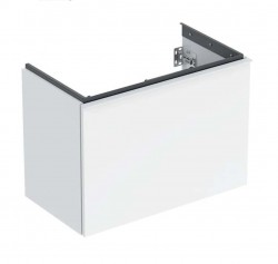 GEBERIT - Acanto Umyvadlová skříňka, 74x54x42 cm, 2 zásuvky, lesklá bílá (503.009.01.1)