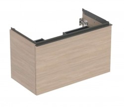 GEBERIT - Acanto Umyvadlová skříňka, 89x54x48 cm, 2 zásuvky, dub (503.005.JH.1)