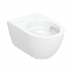GEBERIT - Acanto Závěsné WC, Rimfree, TurboFlush, s KeraTect, bílá (502.717.00.8)