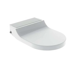 GEBERIT - AquaClean Elektronické bidetové sedátko Tuma Comfort, SoftClosing, kartáčovaná nerezová ocel (146.270.FW.1)