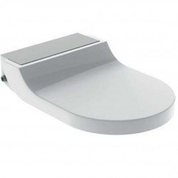 GEBERIT - AquaClean Elektronické bidetové sedátko Tuma Comfort, SoftClosing, kartáčovaná nerezová ocel (146.272.FW.1)