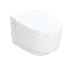 GEBERIT - AquaClean Elektronický bidet Mera Comfort s keramikou, závěsný, TurboFlush, SoftClosing, KeraTect, bílá (146.210.11.1)