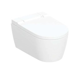 GEBERIT - AquaClean Elektronický bidet Sela s keramikou, závěsný, TurboFlush, SoftClosing, KeraTect, bílá (146.220.11.1)