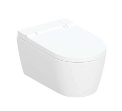 GEBERIT - AquaClean Elektronický bidet Sela s keramikou, závěsný, TurboFlush, SoftClosing, KeraTect, matná bílá (146.220.JT.1)